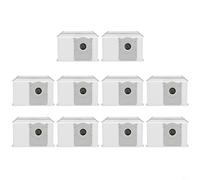 Bolsas de polvo desechables, para Ecovacs, para Deebot T90 Pro, para tanque de agua Omni de 3.5 L, repuestos de estación de vaciado automático, con piezas de repuesto higiénicas de filtro Meltblown