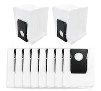 Bolsas de polvo diseñadas para modelos de aspiradora robot para Midea W20 / W20 Pro y J20, gran capacidad con filtración multicapa para suelos más limpios, disponible en 4 o 10 paquetes (paquete de 10