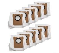 Bolsas de polvo ecológicas para aspiradora robot X10 X20 M30 filtración de 5 capas para mejorar la higiene del hogar y captura eficaz del polvo (paquete de 10)