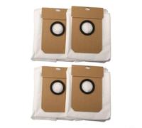 Bolsas de polvo lavables compatibles con cecotec para conga 11090, bolsas de repuesto de tela no tejida para limpiador robótico, eliminación de suciedad a prueba de fugas (paquete de 4)