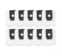 Bolsas de polvo no tejidas compatibles con Polaris Pvcrdc 6002 y para Iq Home Robotic Partes de aspiradora 4L de capacidad, color blanco, paquete de 5 (10 unidades)