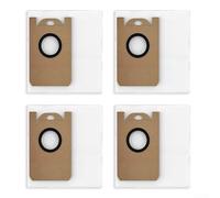 Bolsas de polvo para aspiradora Airzeen para robot aspirador Q6 SE, diseño de 5 capas para una filtración completa de suciedad y polvo (paquete de 4)