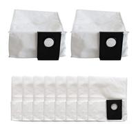 Bolsas de polvo para aspiradora, bolsas de polvo para robot Eureka J15/Evo Ultra, capacidad de 3,5 L, tela no tejida fundida de alta filtración (paquete de 10)