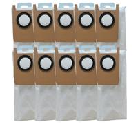 Bolsas de polvo para aspiradora Eufy Omni S1 Pro Robot de 2.5 L, repuesto desechable sellado con filtración eficiente, paquete de 4/10 no tejidas