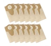 Bolsas de polvo para aspiradora HOOVER Workshop, paquete de 12 filtros de repuesto de microforro polar adecuados para Pullman WD20LSS0, para TRADESMAN VC20, para VAX VX40 VX40B VX49, HC2003WD 15L