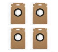 Bolsas de polvo para aspiradora Roborock H50 Ultra, paquete de 4/10 piezas de repuesto, filtro no tejido fundido, compatible con estación de vaciado automático de 40 días (paquete de 4)