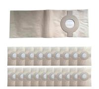 Bolsas de polvo para aspiradoras Karcher FP 202, FP 303, FP 306 Plus, PST 222, material de papel premium para húmedo y limpieza, retención de succión mejorada, fácil, marrón (paquete de 20)