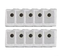 Bolsas de polvo para ECOVACS para DEEBOT N8 para MINI, 4/10 unidades, repuesto con filtro de fieltro para estación de aspiración automática, resistente e higiénica, capacidad de 3,5 L (10 unidades)