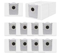 Bolsas de Polvo para ECOVACS T50 Pro Omni/Gen2/Gen3,T50 Omni/Gen2,T50 Max Pro,X8/X9 PRO,T80/T80S Omni,T30C Pro,T30C Omni,10 Unidades de Capacidad de 3L Carbón Activo Dust Bags