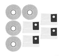 Bolsas de polvo para fregona Midea para v16 Pro para mini para eureka J15 Max Ultra - Almohadillas de fregado ultra suaves de gran volumen, sacos de polvo para atrapar alérgenos y escombros de cocina