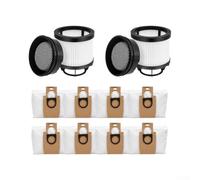Bolsas de polvo para roborock para estación H50 PRO, paquete de 3 filtros HEPA, kit de filtro HEPA para roborock para H50 Ultra Auto-Vacío Bin Bolsas de polvo de repuesto para Xiaomi para H50 Pro
