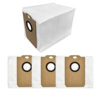 Bolsas de polvo para RoboStar iQ400 Plus para TESLA y para aspiradoras Midea S5 Plus, paquete de 4/10 de tela no tejida con gran capacidad y 4 capas de filtración para suelos más limpios (paquete de 4