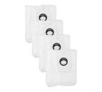 Bolsas de polvo para robot compatibles con Tapo RV10 Plus y RVA200, bolsa de polvo de repuesto de 4 L para aspiradora robot, diseño de sellado automático para manos (paquete de 4)