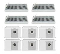 Bolsas de polvo y kit de filtro compatibles con ECOVACS, para Deebot X11 Pro para robot aspirador Omni/X11