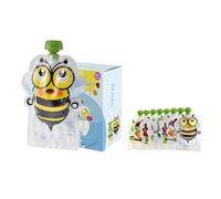 Bolsas de puré de bebé casero | 8 bolsas de comida reutilizables, versátiles para puré de manzana, batidos, yogur, papillas, frutas y verduras