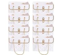 Bolsas de ramo - Bolsas de flores, cajas de flores de San | 8 bolsas de regalo de papel con asas, bolsas de regalo impermeables, suministros de embalaje de flores de papel, conde