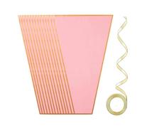 Bolsas De Ramos - 50 Unidades, 27,9 x 45,7 x 8,9 cm, Transparentes Con Cinta,Fundas de envoltura para ramos de flores,para Mujer Esposa Novia Hija Boda Cumpleaños Día de la Madre Graduación