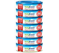 Bolsas de recambio para cubo de pañales compatibles con Playtex Diaper Genie- 1960 unidades (7 juegos de 1 paquete) BabyBreeze