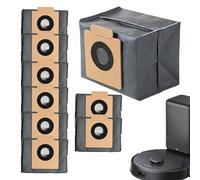 Bolsas de recogida de polvo, 10 piezas de repuesto para bolsas de aspiradora, 17,5 x 14 x 13 cm de gran capacidad, bolsas de repuesto para colector de polvo fáciles de reemplazar para uso dom