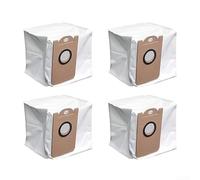 Bolsas de recolección de polvo compatibles con la estación de vaciado automático Cleanova W11 Robot Aspiradora, construcción no tejida (paquete de 4)