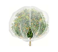 Bolsas De Red De Frutas Bolsas de Malla Protectora for árboles frutales de 120x180cm con Cremallera y cordón Ajustable. Cubierta de Malla for hortalizas de jardín.