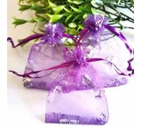 Bolsas de red de regalo de Eugen, paquetes de cara 100 unids/lote bolsas de joyería de Organza de mariposa bolsa con cordón bolsas de regalo bolsas de embalaje de dulces bolsas for exhibición de joyer