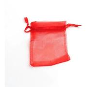 Bolsas de red de regalo de Eugen, paquetes de cara 50 Uds 7x9 9x12 10x15 bolsas de Organza bolsas de embalaje de joyería regalo compromiso decoración for fiesta de boda bolsas de embalaje con cordón(R