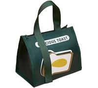 Bolsas de regalo, 2 piezas, bolsas de regalo grandes de color azul con asas, bolsas de almuerzo impermeables y gruesas, bolsas de embalaje for galletas, bolsas de compras(Green)