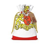 Bolsas de regalo con cordón con estampado de bandera del Senado de Bremen, bolsas de vacaciones, bolsas de golosinas, bolsas de regalo de Navidad