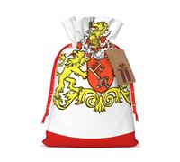 Bolsas de regalo con cordón con estampado de bandera del Senado de Bremen, bolsas de vacaciones, bolsas de golosinas, bolsas de regalo de Navidad