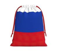 Bolsas de regalo con cordón con estampado de bandera rusa, bolsas de regalo de cumpleaños, Navidad, regalos de fiesta