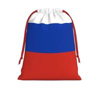 Bolsas de regalo con cordón con estampado de bandera rusa, bolsas de regalo de cumpleaños, Navidad, regalos de fiesta