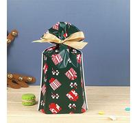 Bolsas De Regalo Con Cordón De Navidad 50 Uds., Bolsas De Envoltura Variadas, Bolsas De Regalos Navideños Mejoradas Para Cumpleaños, Fiesta De Navidad