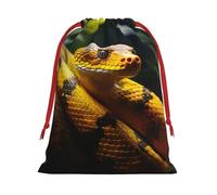 Bolsas de regalo con cordón de serpiente amarilla para fiestas, bolsas especiales para caramelos, recuerdos de boda, Navidad