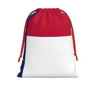 Bolsas de regalo con cordón de varios tamaños con estampado de bandera del estado de Carolina del Norte, bolsas de regalo de tela, para cumpleaños, regalos de vacaciones y mucho más