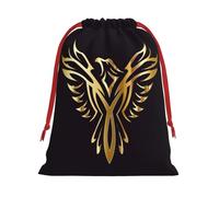 Bolsas de regalo con cordón de varios tamaños con estampado de fénix, bolsas de regalo de tela, para cumpleaños, regalos de vacaciones y mucho más