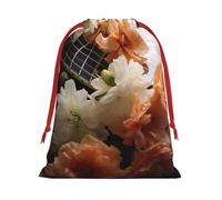 Bolsas de regalo con cordón de varios tamaños con estampado de guitarra, bolsas de regalo de tela, para cumpleaños, regalos de vacaciones y mucho más