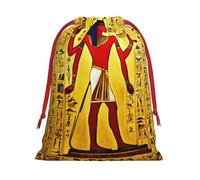 Bolsas de regalo con cordón de varios tamaños con estampado de la serie Ancient Egypt Tribe, bolsas de regalo de tela, para cumpleaños, regalos de vacaciones y mucho más
