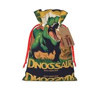 Bolsas de regalo con cordón impreso de la película de dinosaurios 03 para fiestas, caramelos, regalos de Navidad, decoración de vacaciones