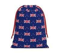 Bolsas de regalo con cordón para Navidad, fiestas de vacaciones, varios tamaños