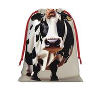 Bolsas de regalo con cordón vibrante con estampado de puntos blancos y negros, colección de bolsas de regalo de cumpleaños, bolsas de regalo reutilizables, bolsa de regalo de Navidad