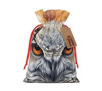 Bolsas de regalo con diseño de búho y creencias de búho, reutilizables para celebraciones de invierno, regalos de fiesta, bolsas de regalo