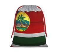 Bolsas de regalo con estampado de bandera de Hawái, varios tamaños, bolsas de regalo con cordón para mujeres, Navidad, cumpleaños, reutilizables