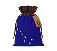 Bolsas de regalo con la bandera del estado de Alaska, Navidad, Halloween, cumpleaños, aniversario, día de la madre, regalos perfectos
