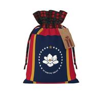 Bolsas de regalo con la bandera del estado de Mississippi, Navidad, Halloween, cumpleaños, aniversario, día de la madre, regalos perfectos