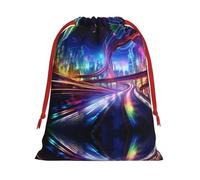 Bolsas de regalo con patrón L de Roads of the Future - Añade un toque de formalidad a bodas, Navidad, cumpleaños y aniversarios - (S - L)