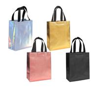 Bolsas De Regalo De 4 Piezas, Bolsas De Regalo No Tejidas, Bolsas De Regalo Brillantes, Bolsas De Regalo Reutilizables, Bolsas De Regalos Para Fiestas, Bolsas De Regalos Para Bodas