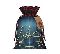 Bolsas de regalo de arpillera con cordón de fórmula matemática, bolsas de regalo de tela premium, ideales para cualquier ocasión