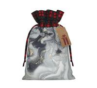 Bolsas de regalo de arpillera con cordón de imitación de mármol de lujo, bolsas de regalo de tela premium, ideales para cualquier ocasión