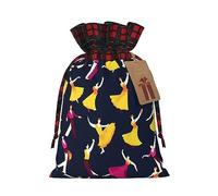 Bolsas de regalo de arpillera con cordón para baile de salón de baile, bolsas de regalo de tela de primera calidad, ideales para cualquier ocasión